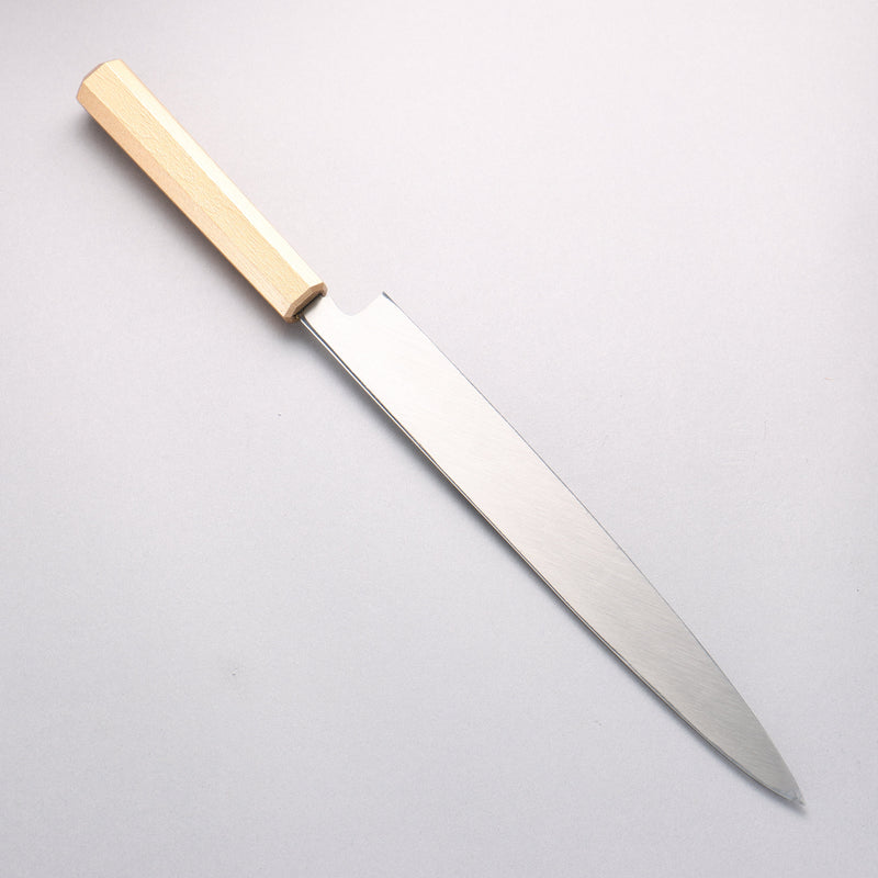 堺 孝行 七色 INOX 鉬鋼 柳刃 270mm ABS 樹脂（金色珠光）握把 - 清助刃物