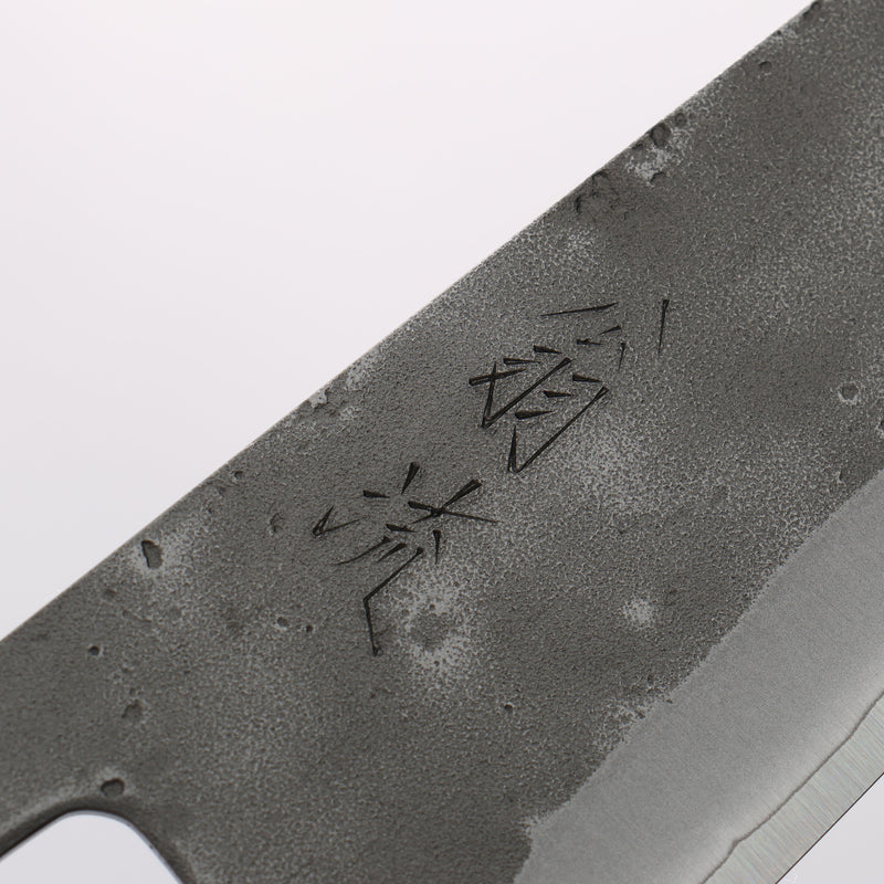 翁流 SLD 鋼 梨地 小文化刀 125mm 木蘭 握把 - 清助刃物