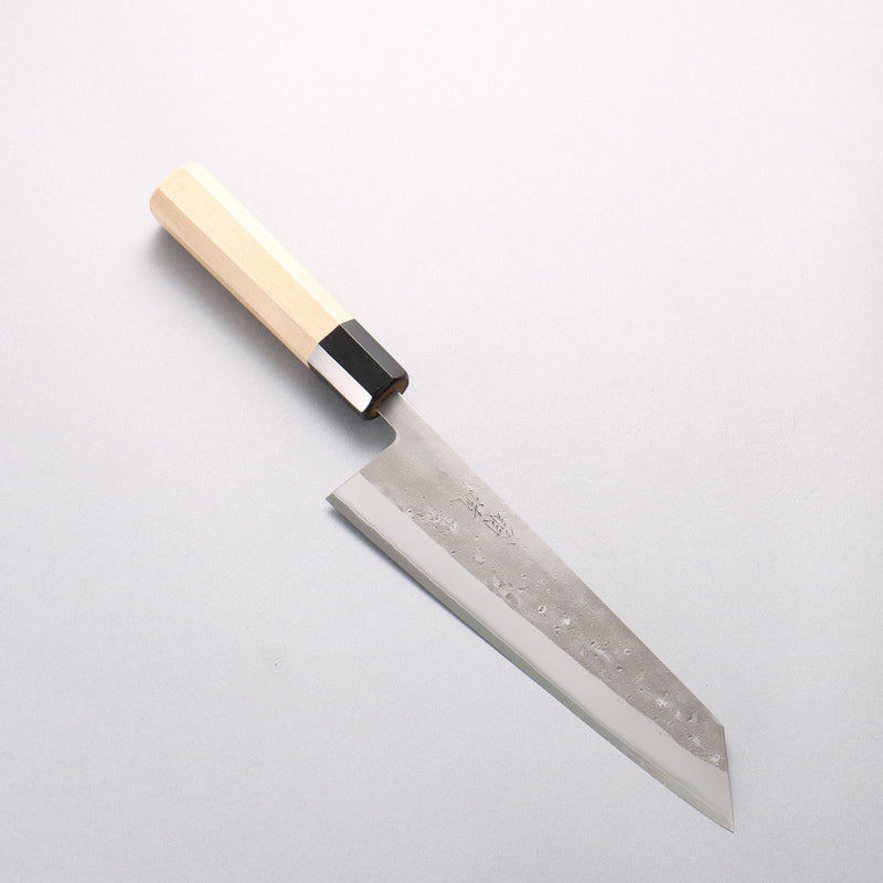 翁流 SLD 鋼 梨地 切付牛刀 200mm 木蘭 握把 - 清助刃物