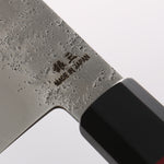 樋口 銀三鋼 梨地 牛刀 210mm 黑合成木 握把 - 清助刃物