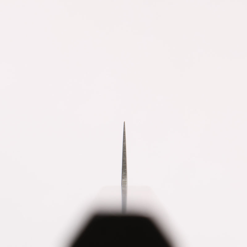 清助 VG10 大馬士革紋 打磨處理 多用途小刀 150mm 紫檀木（口輪：黑合成木） 握把 - 清助刃物
