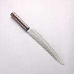 清助 Sumi VG10 鎚目 大馬士革紋 筋引 240mm 紫檀木（口輪：黑合成木） 握把 - 清助刃物