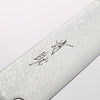 清助 VG10 大馬士革紋 切付多用途小刀 120mm 柚木 (口輪：黑塑膠) 握把 - 清助刃物