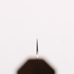 清助 VG10 大馬士革紋 切付多用途小刀 120mm 柚木 (口輪：黑塑膠) 握把 - 清助刃物