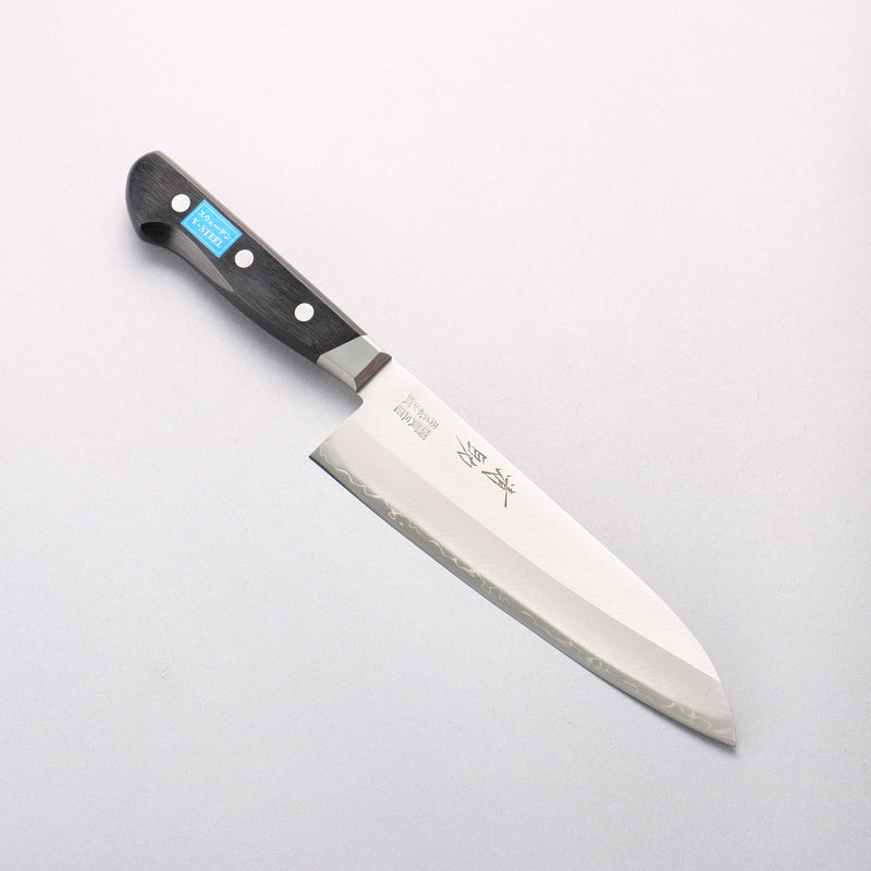 清助 瑞典鋼 (Sandvik) 三德刀 180mm 黑合成木 握把 - 清助刃物