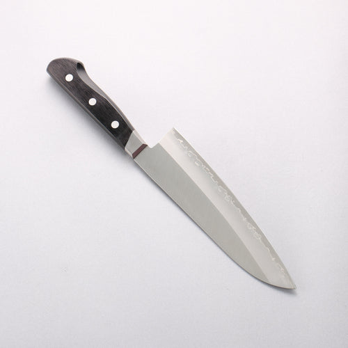 清助 瑞典鋼 (Sandvik) 三德刀 180mm 黑合成木 握把 - 清助刃物