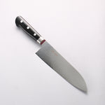 清助 VG10 33層大馬士革紋 三德刀 180mm 黑米卡塔（樹脂複合材料） 握把 - 清助刃物