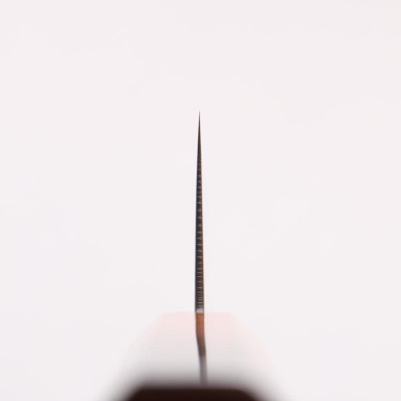 清助 VG10 大馬士革紋 切付三德刀 180mm 燒木漆塗 握把 - 清助刃物