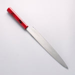 堺 孝行 七色 INOX 鉬鋼 柳刃 270mm ABS 樹脂（紅玳瑁）握把 - 清助刃物