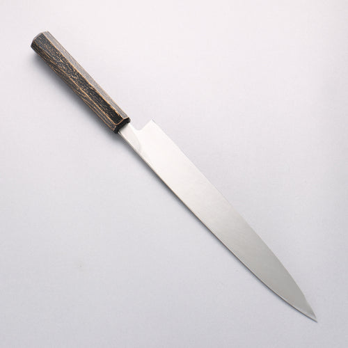 堺 孝行 七色 INOX 鉬鋼 柳刃 270mm ABS 樹脂（墨金）握把 - 清助刃物