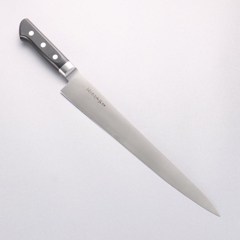堺 孝行 【左撇子用】 日本鋼 筋引 300mm 黑合成木 握把 - 清助刃物