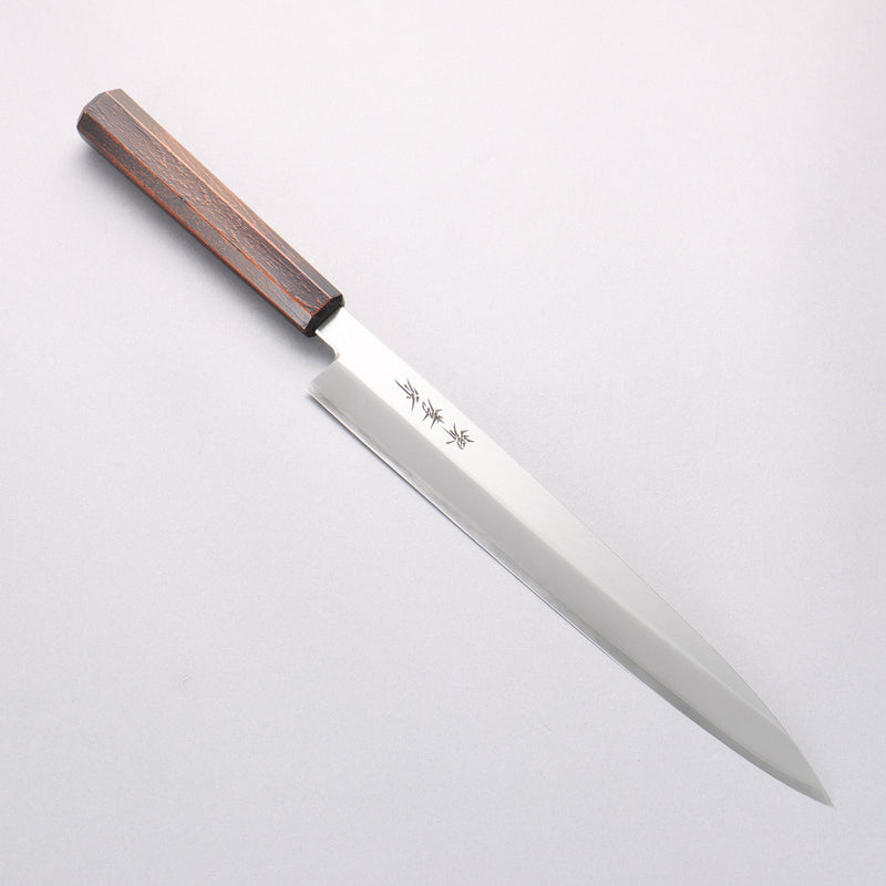 堺 孝行 七色 INOX 鉬鋼 柳刃 270mm ABS 樹脂（復古木紋）握把 - 清助刃物