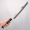 堺 孝行 銀龍 本燒 瑞典鋼 鏡面處理 先丸柳刃 300mm 穩定木 握把 附刀鞘 - 清助刃物