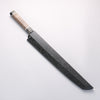 堺 孝行 銀龍 本燒 瑞典鋼 鏡面處理 先丸柳刃 300mm 穩定木 握把 附刀鞘 - 清助刃物