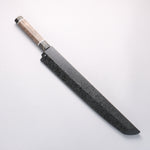 堺 孝行 銀龍 本燒 瑞典鋼 鏡面處理 先丸柳刃 300mm 穩定木 握把 附刀鞘 - 清助刃物