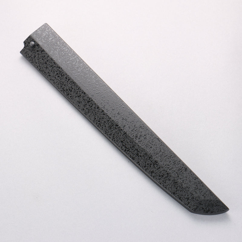 堺 孝行 銀龍 本燒 瑞典鋼 鏡面處理 先丸柳刃 300mm 穩定木 握把 附刀鞘 - 清助刃物