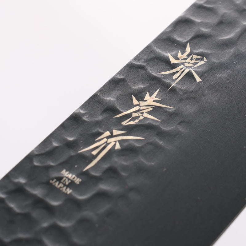堺 孝行 黑影 VG10 鎚目 鐵氟龍塗層 三德刀 170mm 燒櫟木 握把 - 清助刃物
