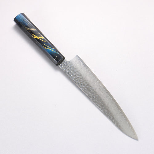 堺 孝行 VG10 33層大馬士革紋 牛刀  210mm 櫟木漆塗（彩宇）握把