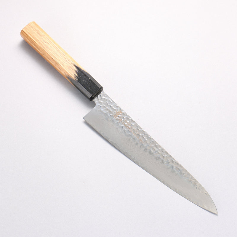 堺 孝行 VG10 33層大馬士革紋 牛刀  210mm 櫟木漆塗（黑伸）握把
