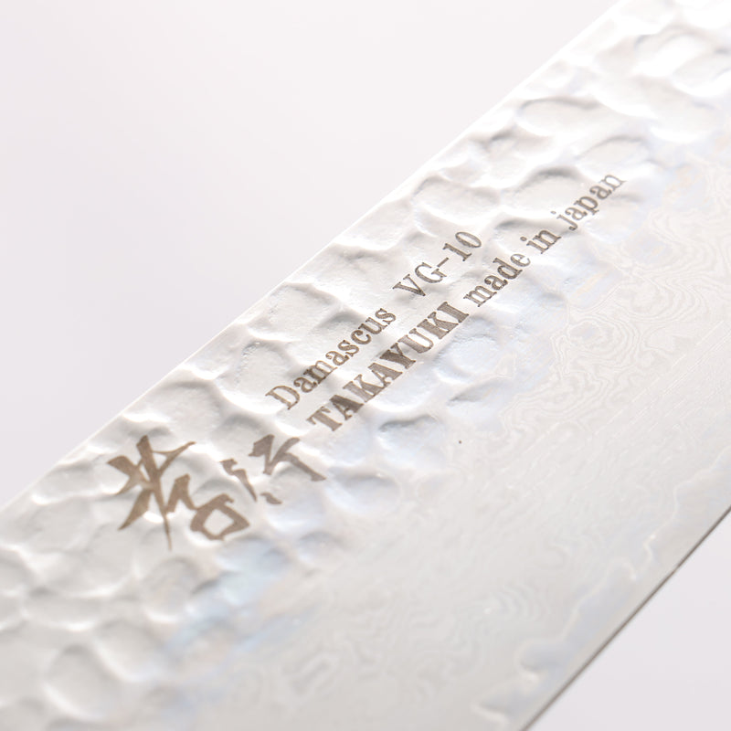 堺 孝行 VG10 33層大馬士革紋 牛刀  210mm 櫟木漆塗（黑伸）握把