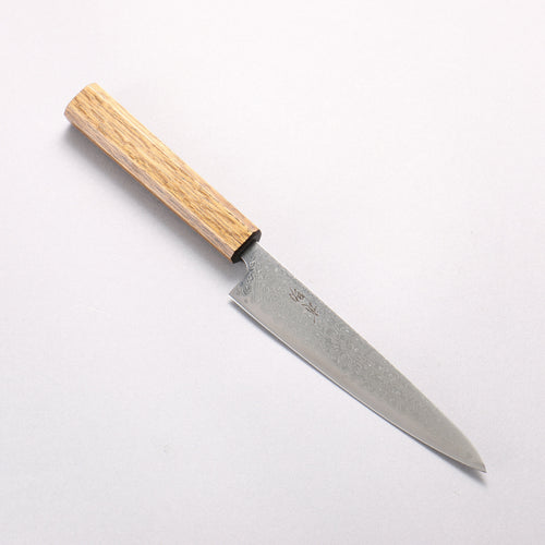 清助 VG10 打磨處理 多用途小刀 150mm 橡木 握把 - 清助刃物