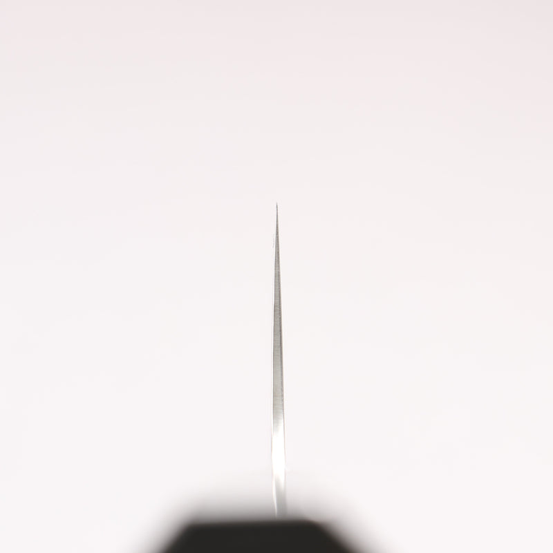 堺 孝行 青海波 Böhler SP 鋼 45層大馬士革紋 打磨處理 三德刀 180mm 黑合成木 握把 - 清助刃物