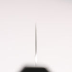 堺 孝行 青海波 Böhler SP 鋼 45層大馬士革紋 打磨處理 牛刀 210mm 黑合成木 握把 - 清助刃物