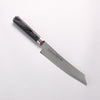 堺 孝行 青海波 Böhler SP 鋼 45層大馬士革紋 打磨處理 劍型多用途小刀 150mm 黑合成木 握把 - 清助刃物
