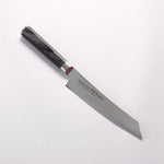 堺 孝行 青海波 Böhler SP 鋼 45層大馬士革紋 打磨處理 劍型多用途小刀 150mm 黑合成木 握把 - 清助刃物