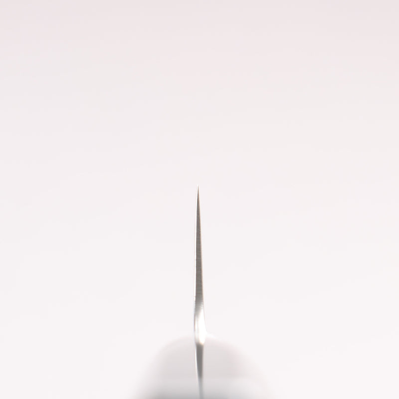堺 孝行 青海波 Böhler SP 鋼 45層大馬士革紋 打磨處理 劍型多用途小刀 150mm 黑合成木 握把 - 清助刃物