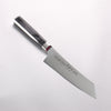 堺 孝行 青海波 Böhler SP 鋼 45層大馬士革紋 打磨處理 劍型三德刀 160mm 黑合成木 握把 - 清助刃物