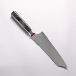堺 孝行 青海波 Böhler SP 鋼 45層大馬士革紋 打磨處理 劍型三德刀 160mm 黑合成木 握把 - 清助刃物