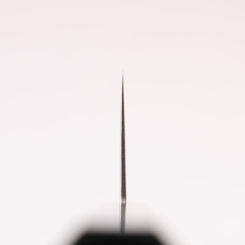 清助 VG10 33層大馬士革紋 牛刀 210mm 黑檀（帶白色環型設計） 握把 - 清助刃物