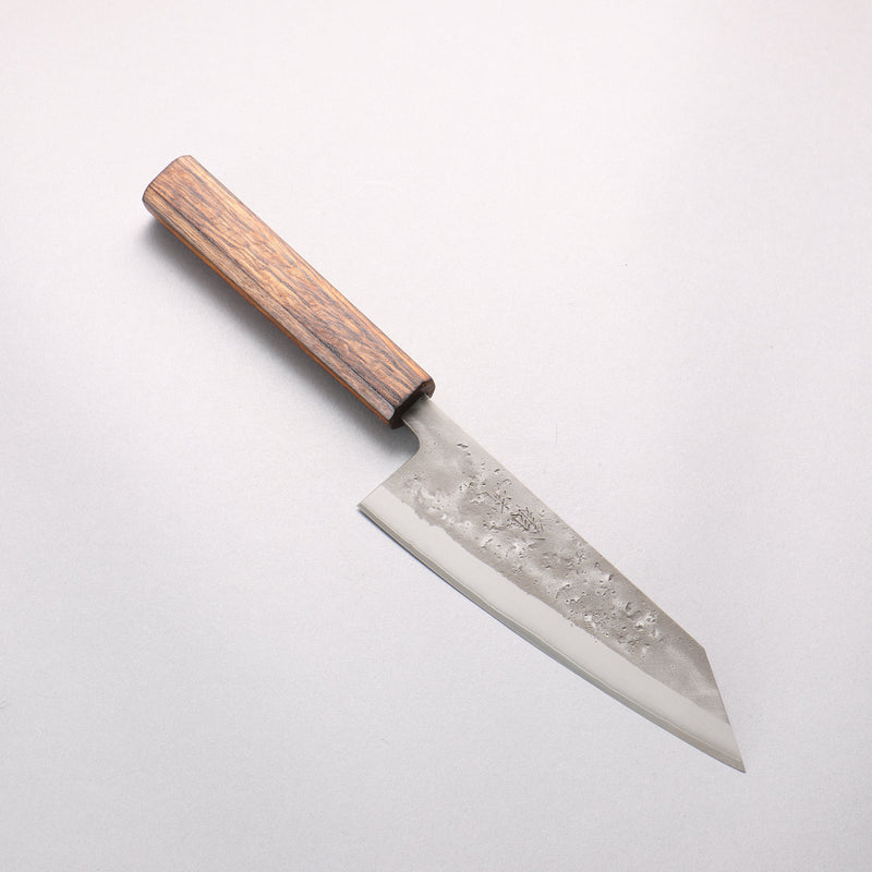 翁流 SLD 鋼 梨地 文化刀 170mm 橡木　（煤炭煙黑） 握把 