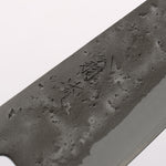 翁流 SLD 鋼 梨地 文化刀 170mm 橡木　（煤炭煙黑） 握把 