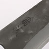 翁流 SLD 鋼 梨地 小文化刀 125mm 橡木　（煤炭煙黑） 握把 
