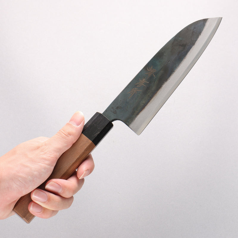 堺 孝行 青鋼二號 黑打 三德刀  170mm