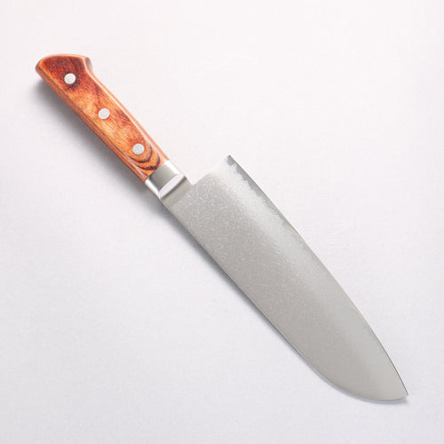 玉鋼 京都 63層 大馬士革紋 三德刀 175mm KP-1114 - 清助刃物