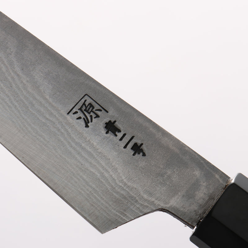 田中 誠貴 青鋼二號 大馬士革紋 多用途小刀 120mm 核桃木 握把 