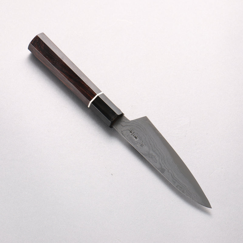 田中 誠貴 青鋼二號 大馬士革紋 多用途小刀 120mm 黑檀 握把 