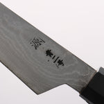 田中 誠貴 青鋼二號 大馬士革紋 多用途小刀 120mm 黑檀 握把 