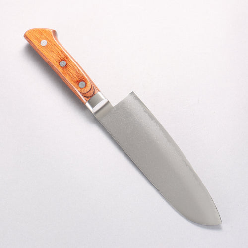 玉鋼 京都 63層 大馬士革紋 三德刀 160mm KP-1115 - 清助刃物