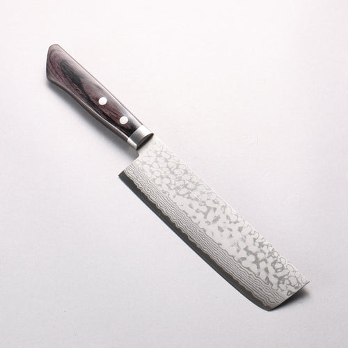 訓平 彩流 VG10 大馬士革紋 薄刃 165mm 黑合成木 握把