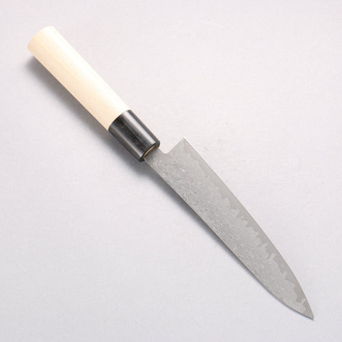 田中 誠貴 VG10 17層 大馬士革紋 多用途小刀 150mm 木蘭（口輪：水牛角） 握把