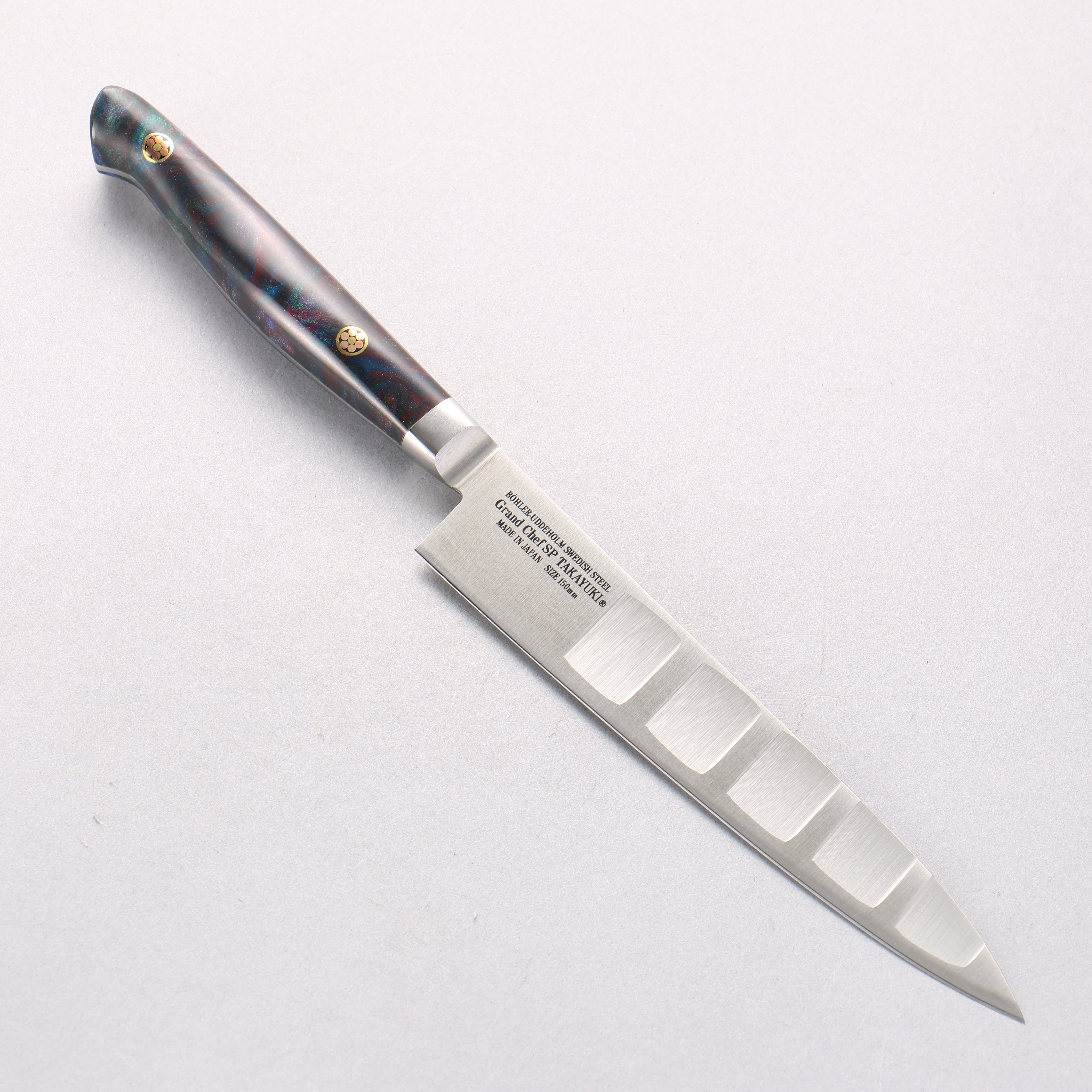 堺 孝行 大廚系列 SP 瑞典鋼 多用途小鮭魚刀 150mm SP Type III (銀河) 握把 - 清助刃物