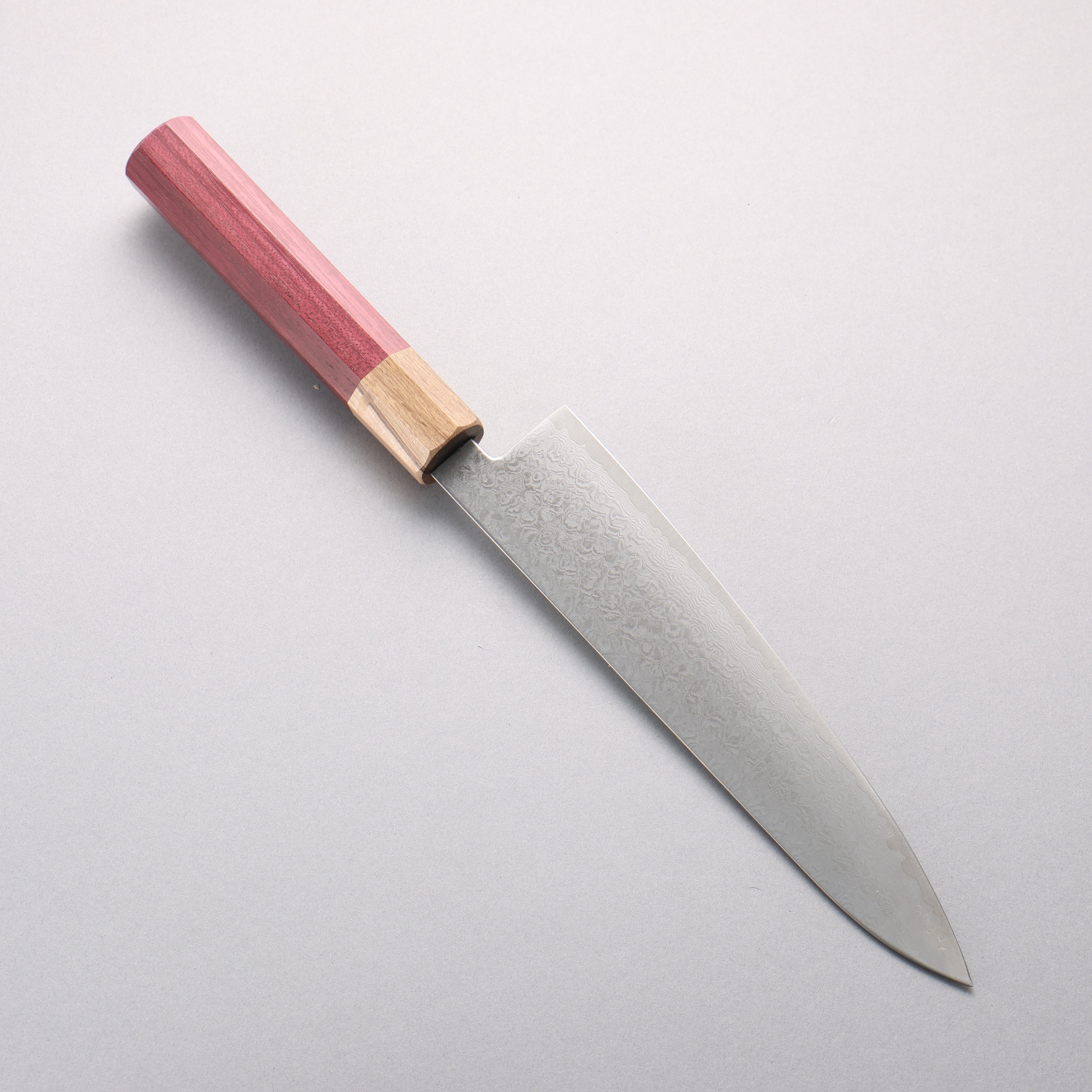 Fukube VG10 16層大馬士革紋 牛刀 210mm 紫心木 握把 - 清助刃物