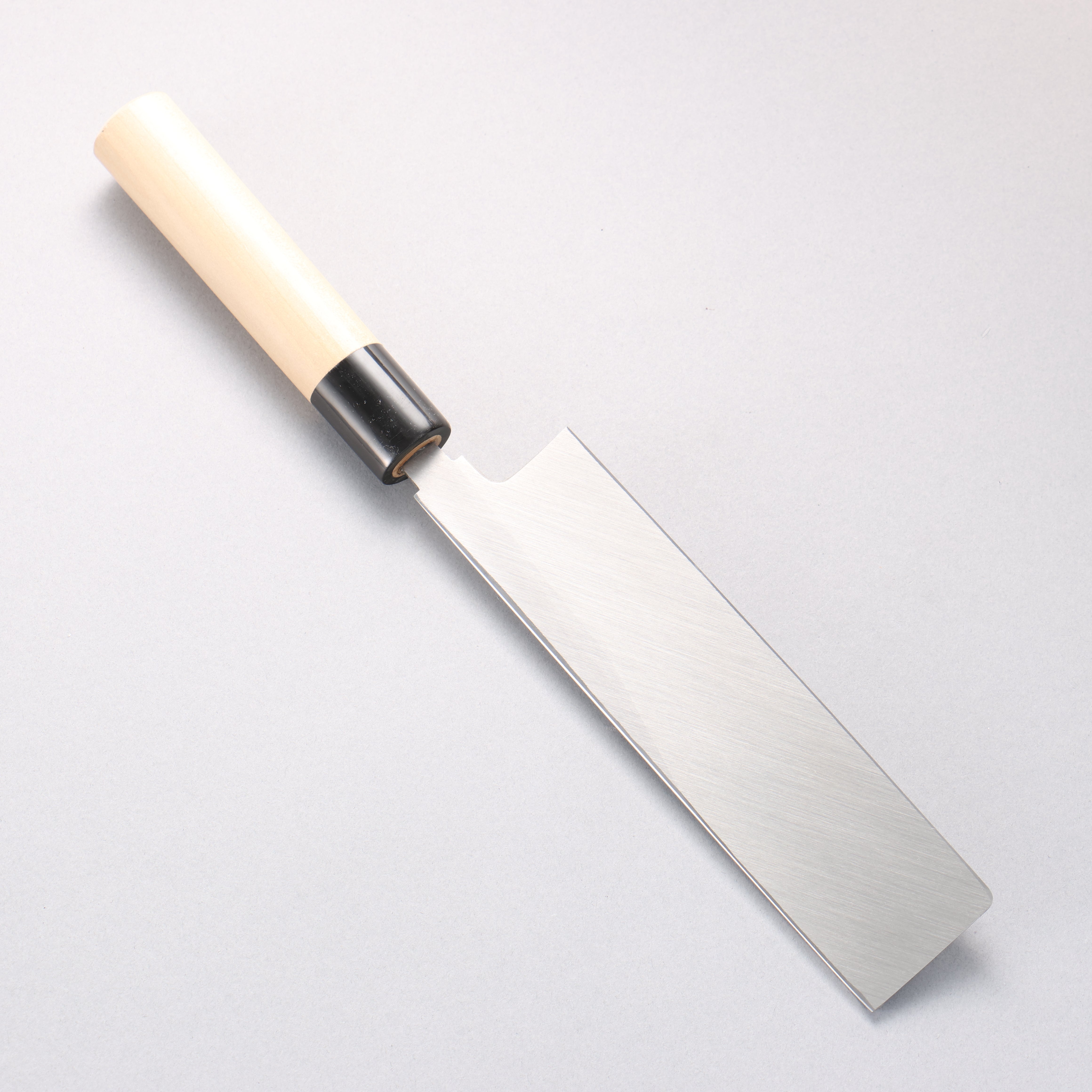 正本總本店本霞白鋼二號角型薄刃180mm 木蘭握把