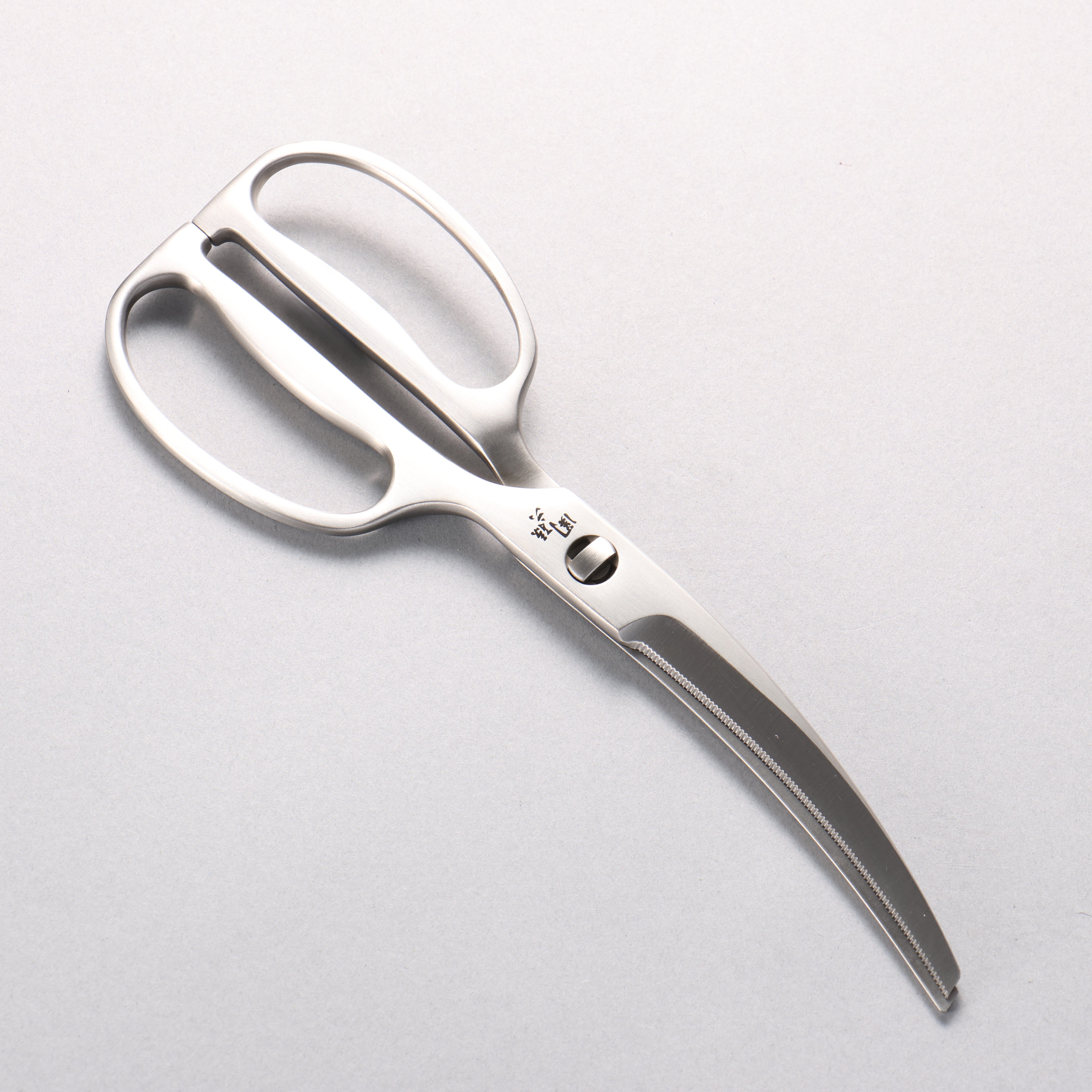 貝印 關孫六 不鏽鋼 弧形刀片 廚房料理剪刀 - 清助刃物