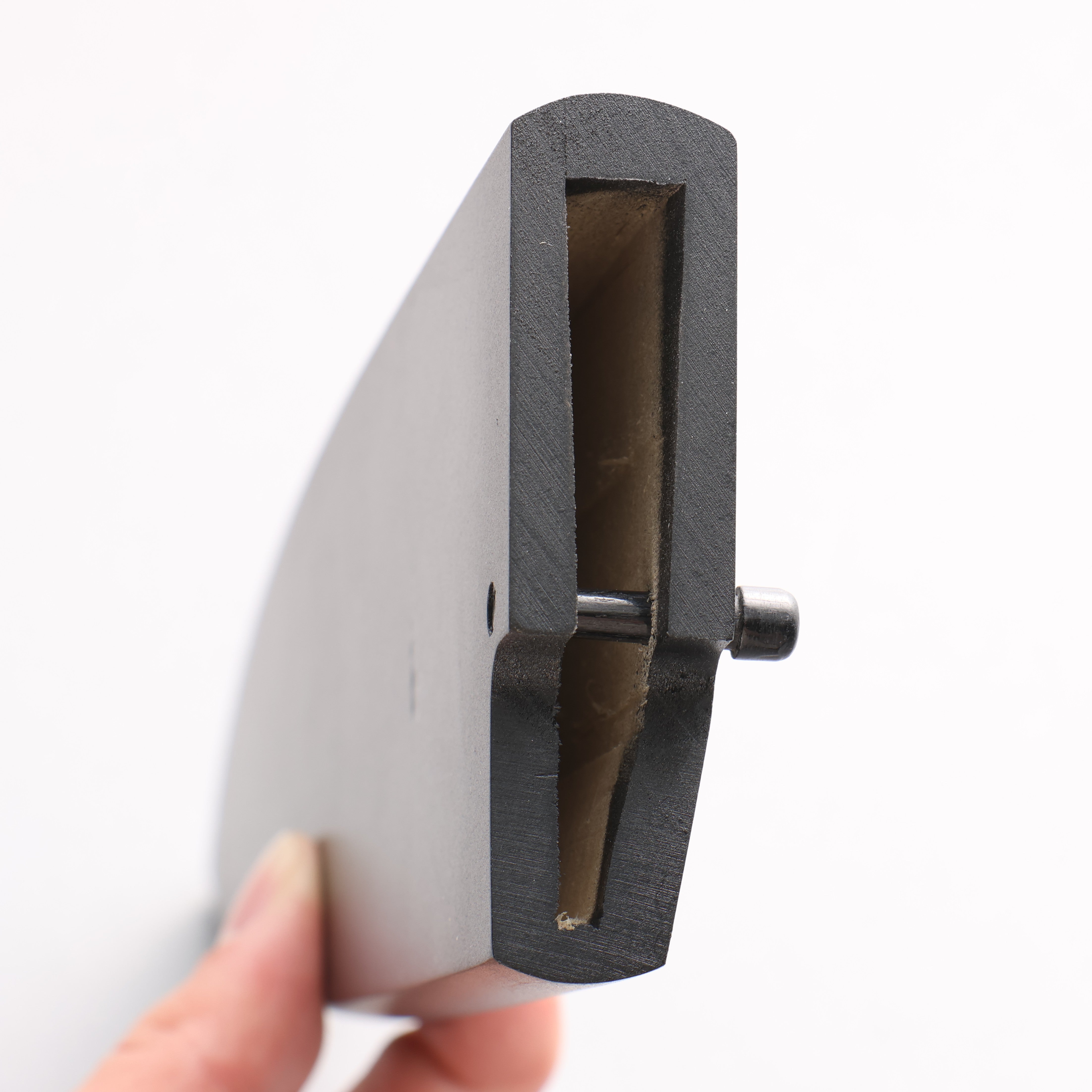 黑 木蘭 鞘 210mm 出刃用 附合成木安全栓 Kaneko - 清助刃物