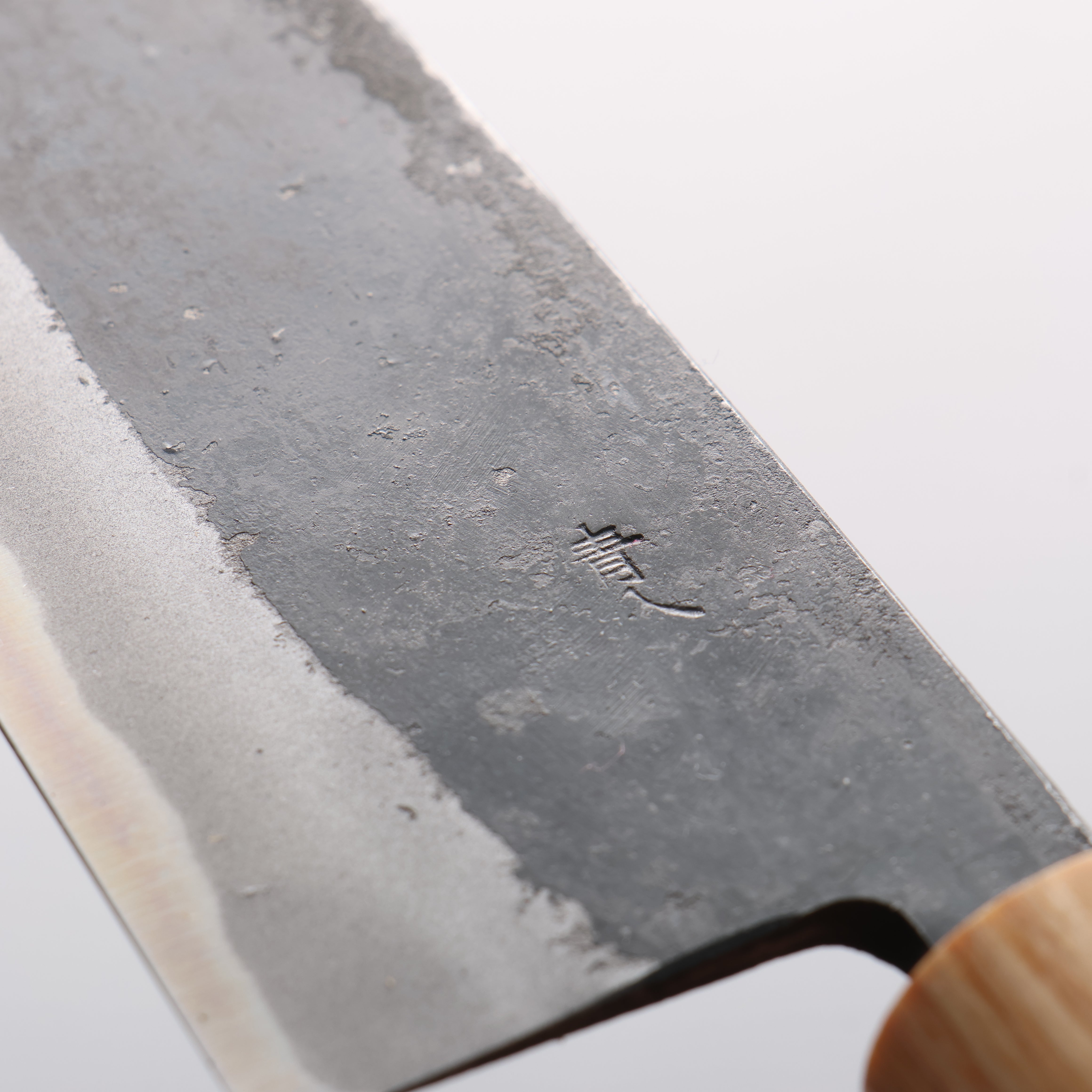光貴 青鋼二號 黑打 小三德刀 150mm 美國櫻桃木 握把 - 清助刃物